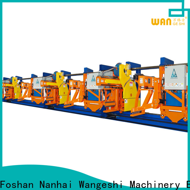 Wangeshi extrusion equipment manufacturers supply for traction aluminum profiles moving