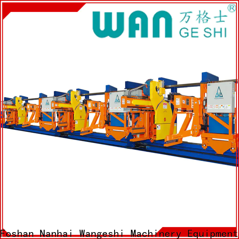 Wangeshi Latest extrusion equipment manufacturers supply for pulling and sawing aluminum profiles