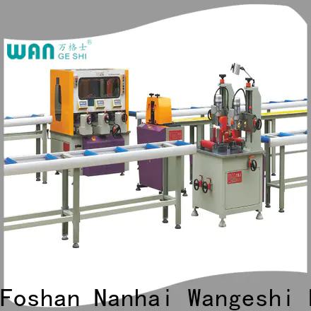 Wangeshi Quality aluminium profile machine price for making thermal break profile