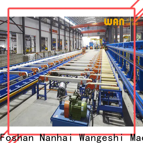 Wangeshi aluminium extrusion machines factory price for aluminum profile
