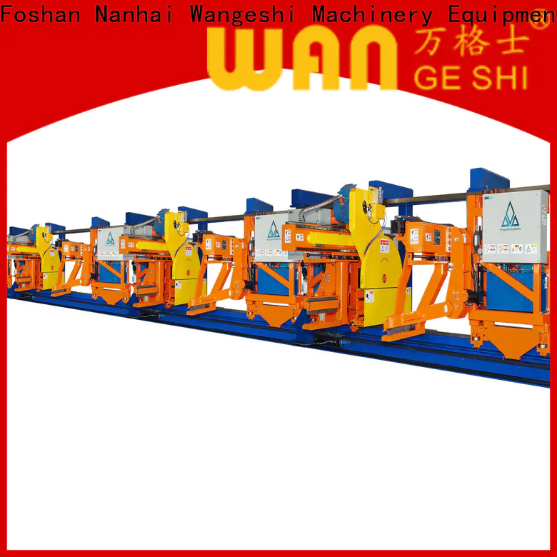 Wangeshi aluminium extrusion equipment vendor for pulling and sawing aluminum profiles
