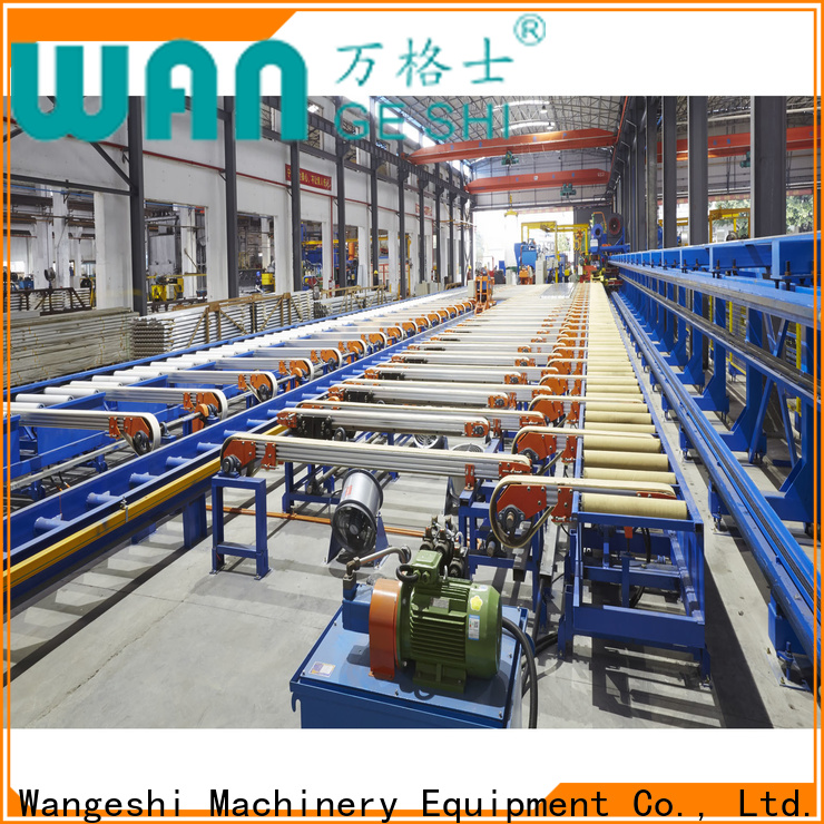 Wangeshi aluminum extrusion equipment company for aluminum profile handling