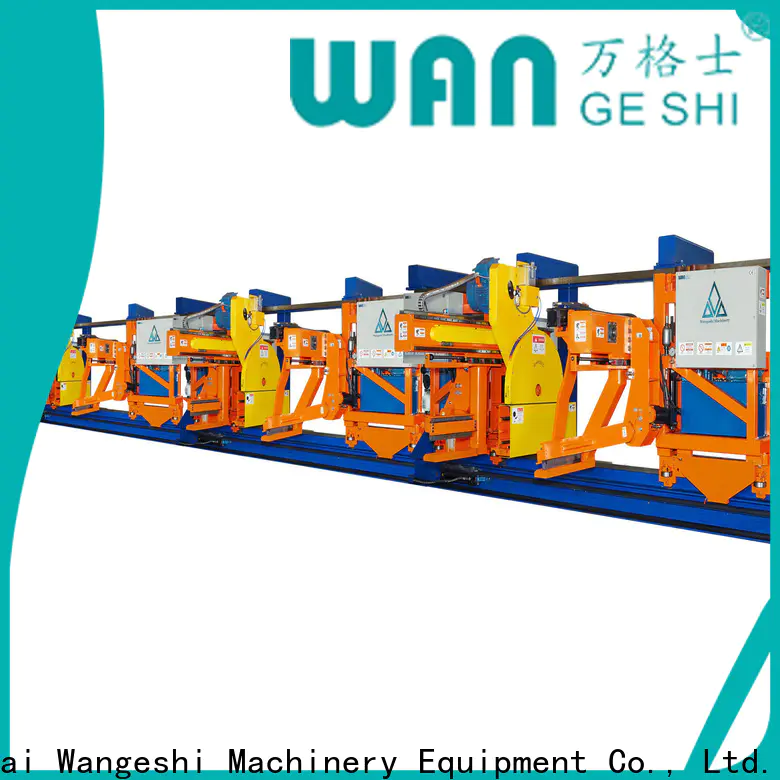 Wangeshi Professional aluminium extrusion equipment vendor for pulling and sawing aluminum profiles