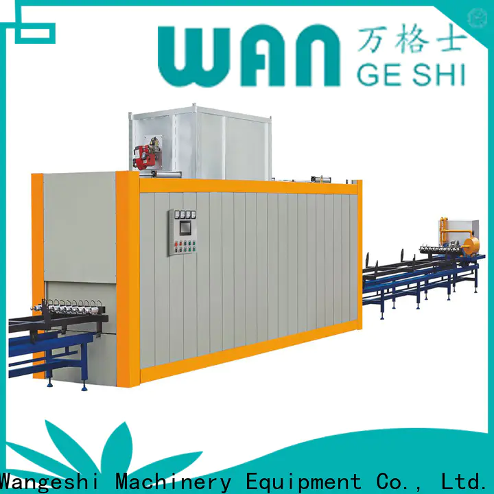 Wangeshi Durable aluminium profile machine suppliers for transfering wood grain on surface of aluminum