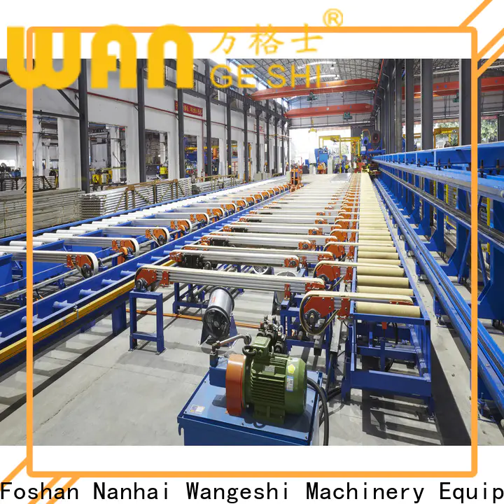 Wangeshi High efficiency handling table factory price for aluminum profile handling
