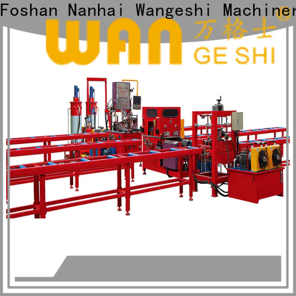 Wangeshi knurling machine cost for alumium profile processing