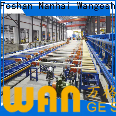 Wangeshi Quality aluminum extrusion equipment factory for aluminum profile handling