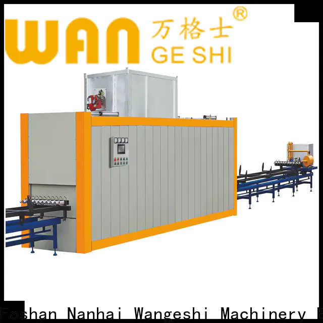 Wangeshi Latest aluminium profile machine vendor for transfering wood grain on surface of aluminum
