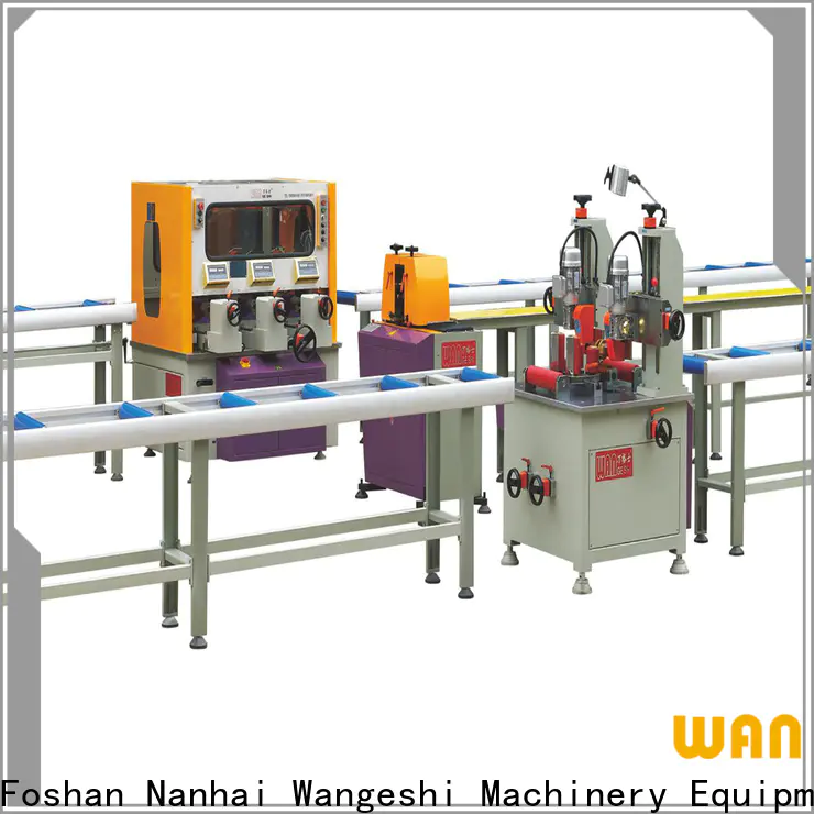 Wangeshi High efficiency aluminium profile machine price for producing heat barrier profile