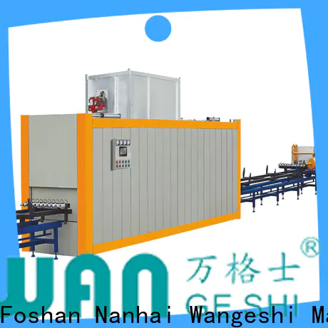 Wangeshi aluminium profile machine suppliers for transfering wood grain on surface of aluminum