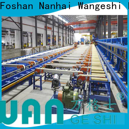 Wangeshi High efficiency aluminum extrusion equipment manufacturers for aluminum profile handling