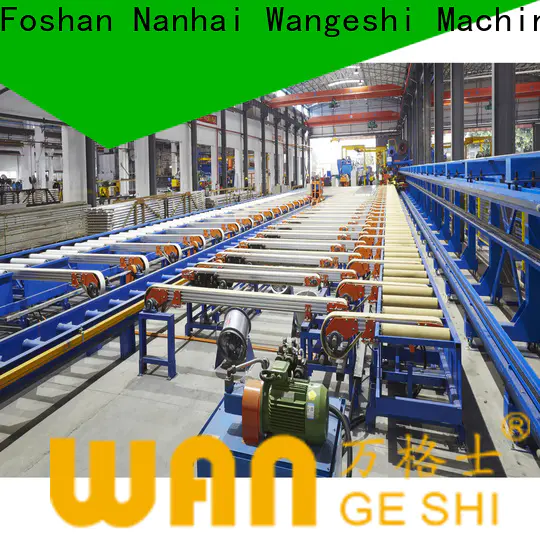 Wangeshi New aluminium extrusion machines price for aluminum profile handling