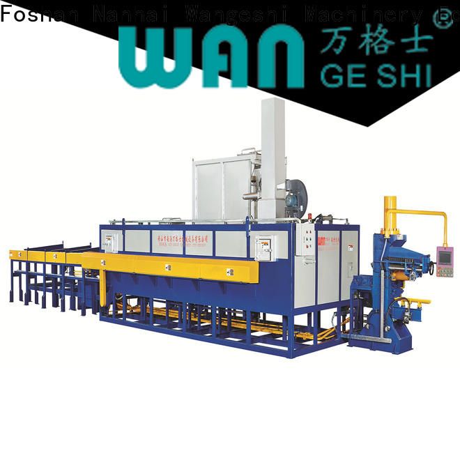 Wangeshi Best aluminum billet casting machine supply for aluminum extrusion