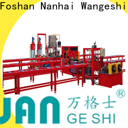 Wangeshi knurling machine for sale for alumium profile processing