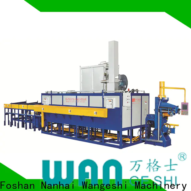 Wangeshi aluminium billet heating furnace vendor for for preheating individual aluminum billet