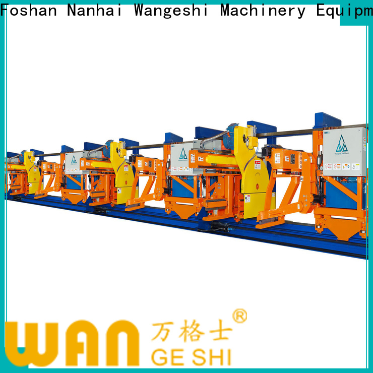 Wangeshi aluminum extrusion equipment suppliers for traction aluminum profiles moving
