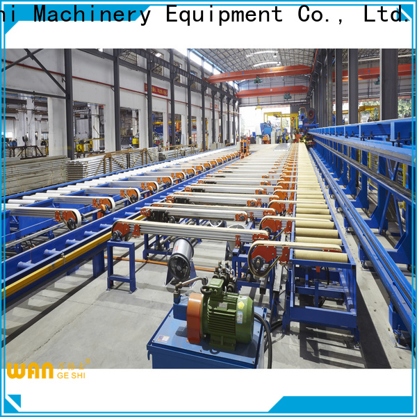 Wangeshi aluminium extrusion machines supply for aluminum profile handling