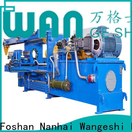 Wangeshi aluminum polishing machine for sale for aluminum billet surface cleaning