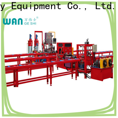 Wangeshi Latest knurling machine price for alumium profile processing