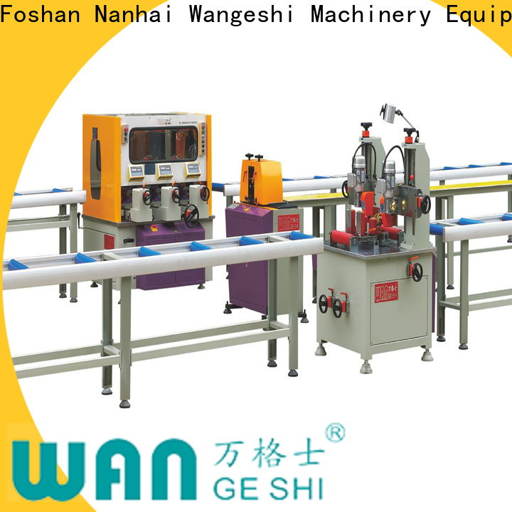 Wangeshi New aluminium profile machine for sale for making thermal break profile