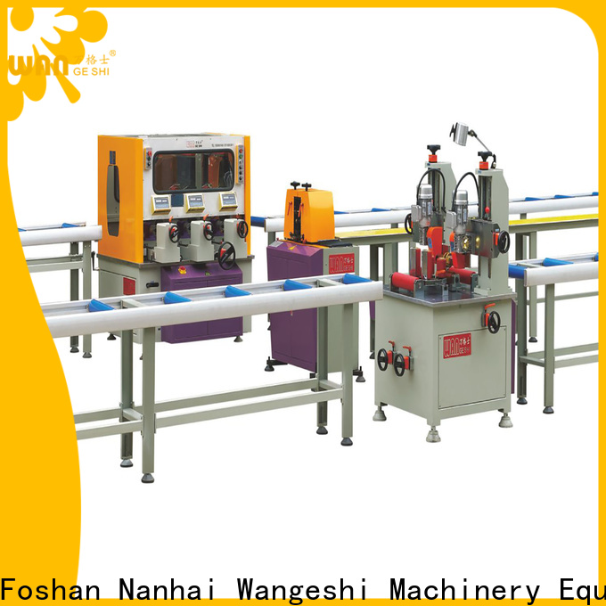 Wangeshi Top thermal break assembly machine supply for making thermal break profile