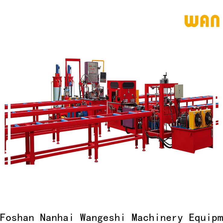 Wangeshi Professional knurling machine suppliers for alumium profile processing
