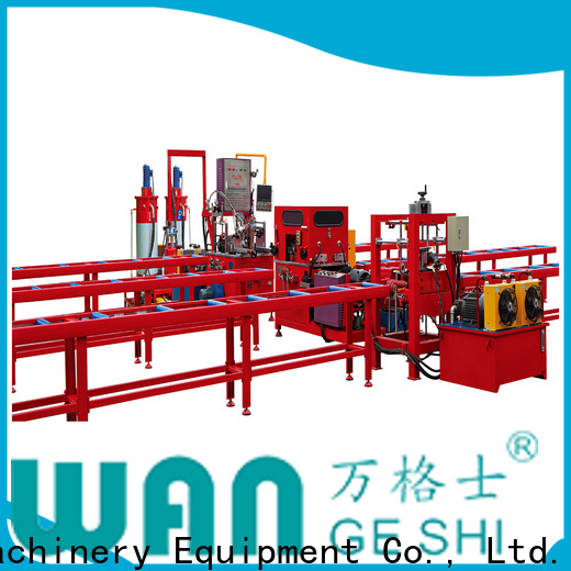 Wangeshi New pouring machine cost for alumium profile processing