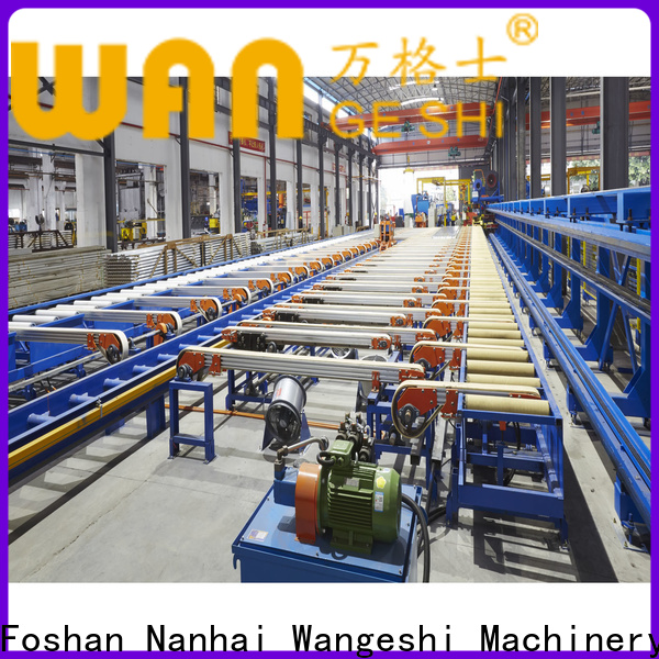 Wangeshi New aluminium extrusion machines factory price for aluminum profile handling