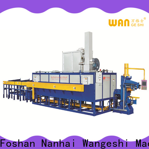 Wangeshi aluminium extrusion equipment vendor for aluminum billet heating