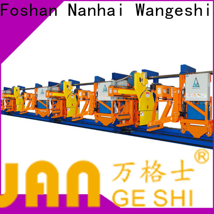 Wangeshi extrusion equipment manufacturers price for pulling and sawing aluminum profiles