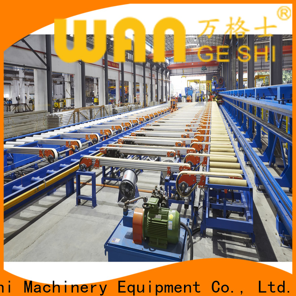 Wangeshi High efficiency aluminium extrusion machines manufacturers for aluminum profile