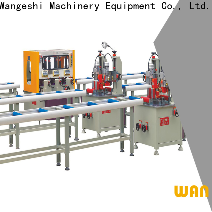 Wangeshi aluminium profile machine cost for making thermal break profile