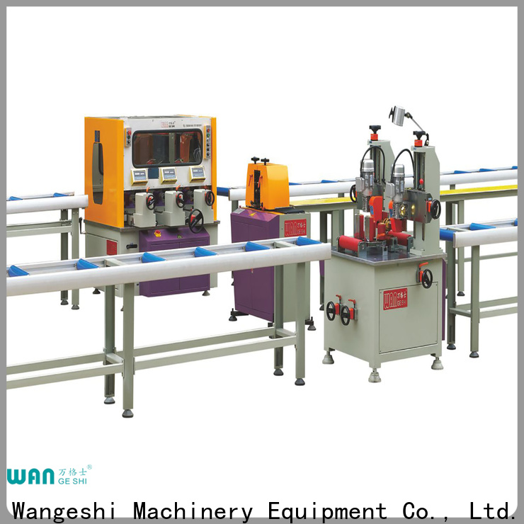 Wangeshi High efficiency aluminium profile machine cost for producing heat barrier profile