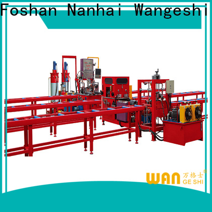 Wangeshi pouring machine factory price for alumium profile processing