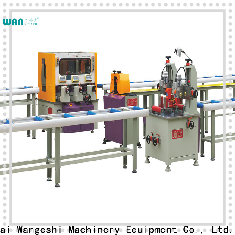 Wangeshi Top thermal break assembly machine factory price for making thermal break profile