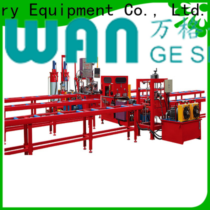 Wangeshi knurling machine factory for alumium profile processing
