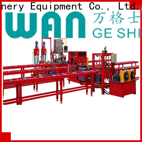 Wangeshi Custom pouring machine factory for alumium profile processing
