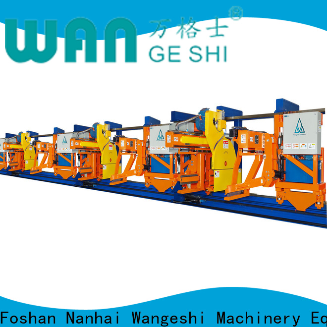 Wangeshi New aluminium extrusion equipment company for pulling and sawing aluminum profiles