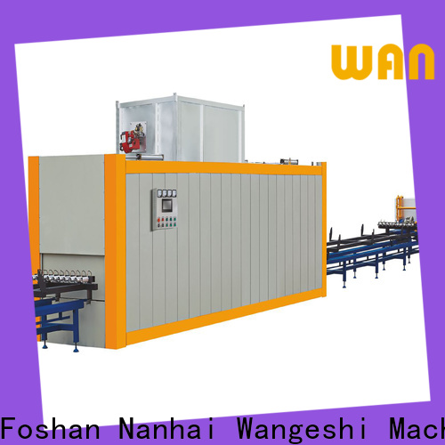 Wangeshi aluminium profile machine for sale for transfering wood grain on surface of aluminum