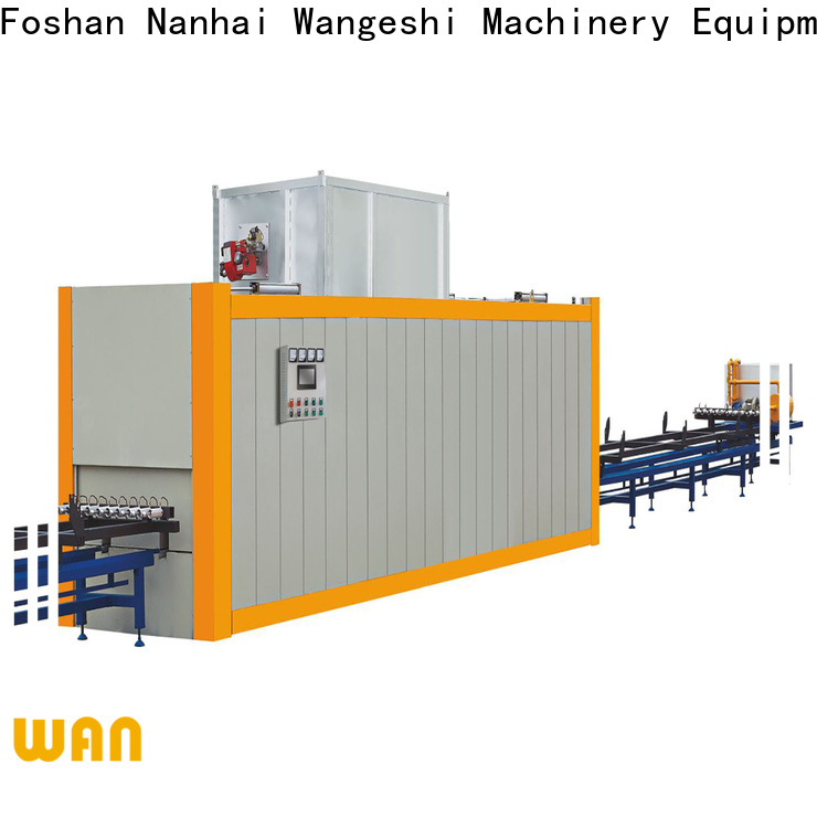 Wangeshi aluminium profile machine manufacturers for transfering wood grain on surface of aluminum