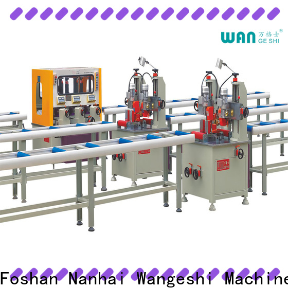 Wangeshi Latest thermal break assembly machine price for producing heat barrier profile