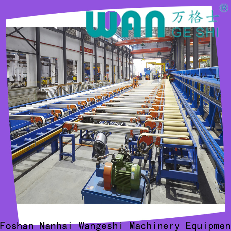 Wangeshi Best aluminium extrusion machines manufacturers for aluminum profile handling