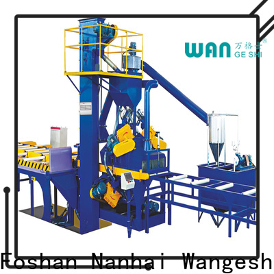 Wangeshi sand blasting machine factory for surface finishing