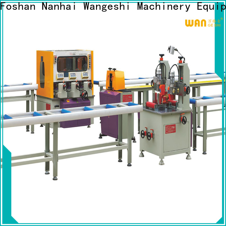 Wangeshi thermal break assembly machine supply for making thermal break profile