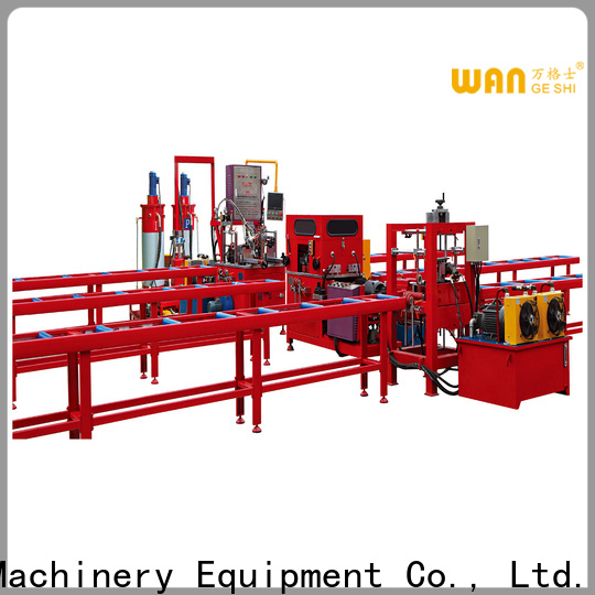 Wangeshi pouring machine factory for alumium profile processing