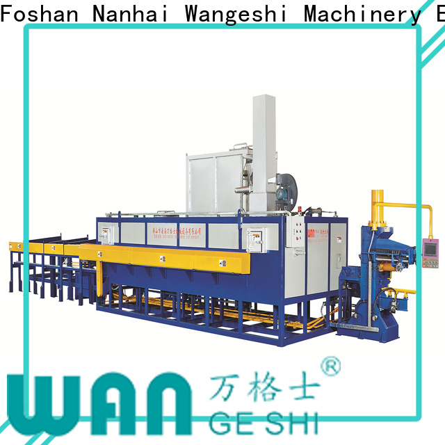 Wangeshi Custom aluminium billet heating furnace company for aluminum extrusion