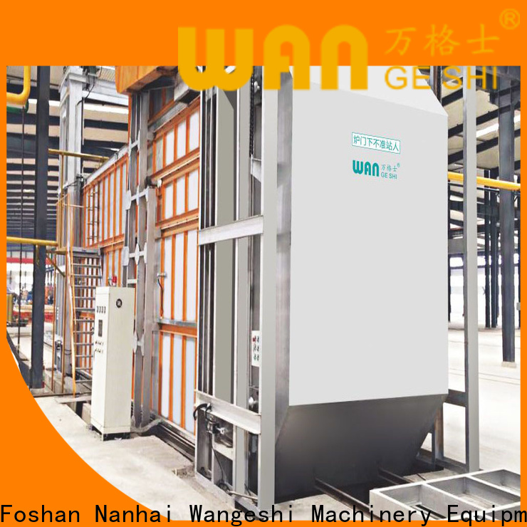 Wangeshi aging furnace suppliers for high temperature thermal processes of aluminum