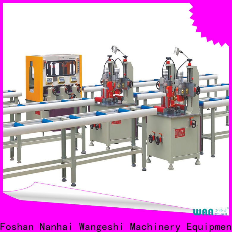 Wangeshi thermal break assembly machine supply for making thermal break profile