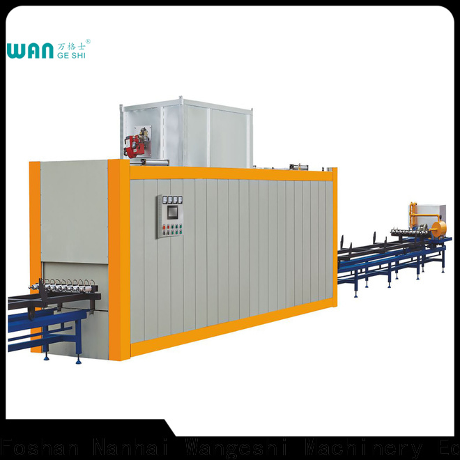 Wangeshi Top aluminum profile machine for sale for transfering wood grain on surface of aluminum
