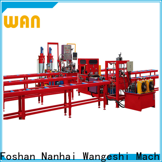 Wangeshi Custom knurling machine price for alumium profile processing